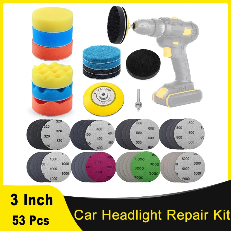 3 Inch Car Headlight Repair Ki - Beeswax Wrap 评论和价格