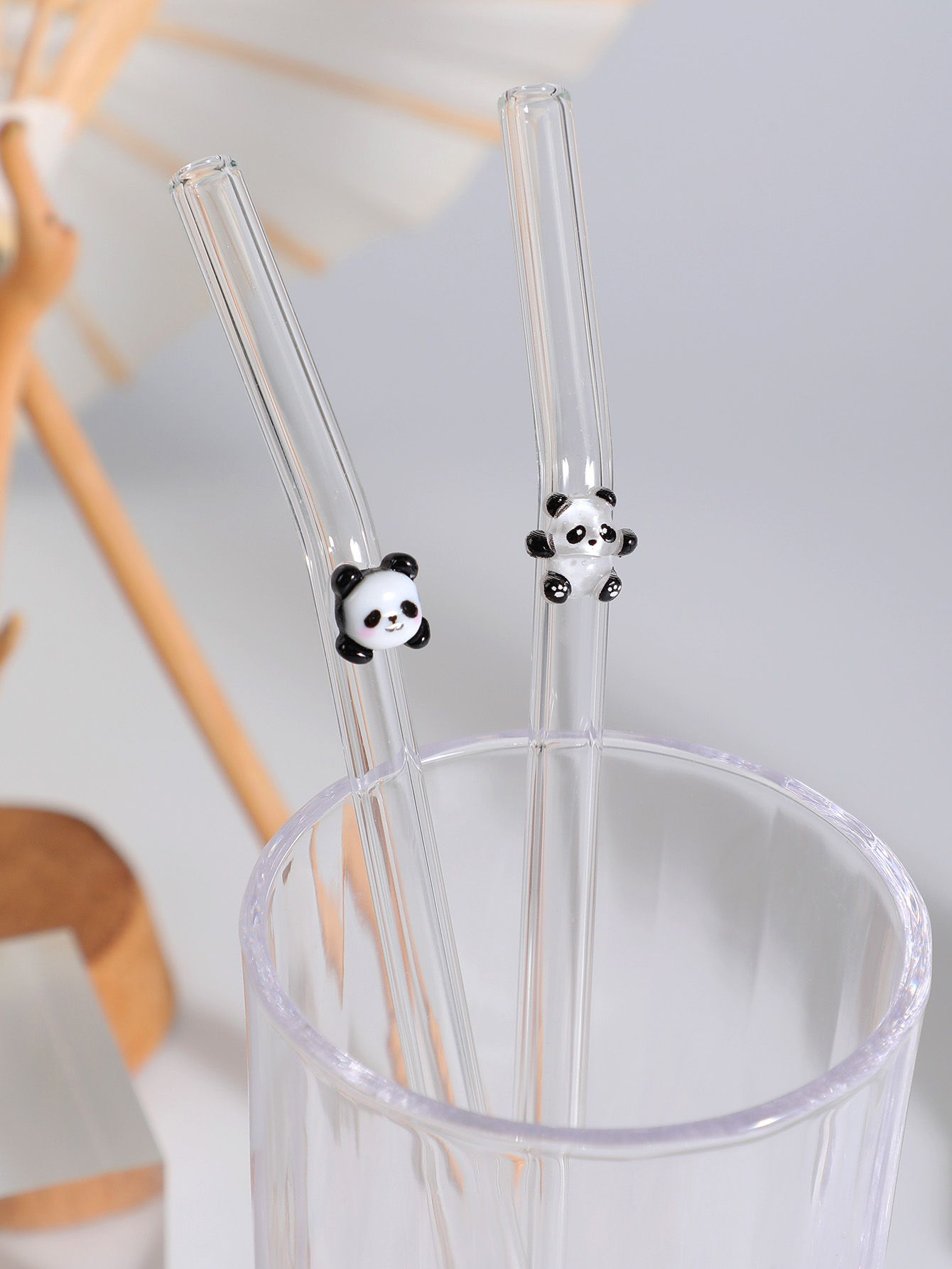 4/7PCS Panda Design Reusable B - Reusable Straw 评论和价格