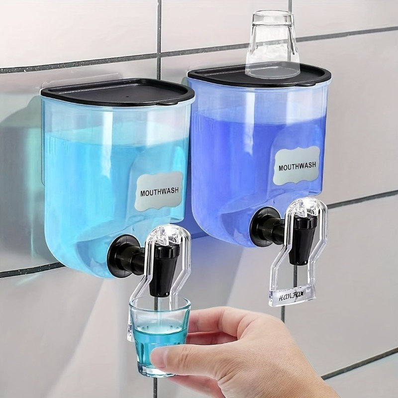 2PCS 600ml Mouthwash Dispenser - Reusable Bottle 评论和价格