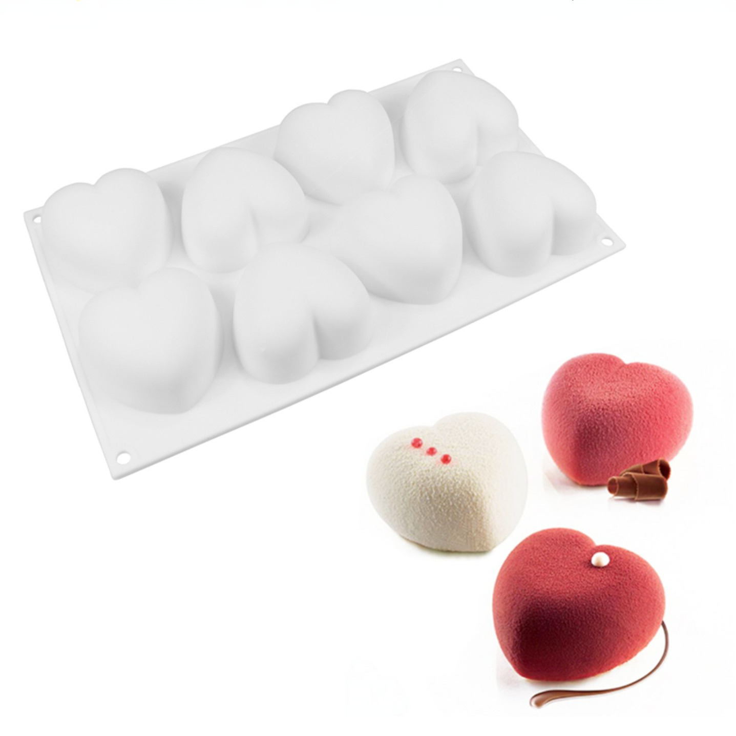 Love Heart Silicone Soap Mold  - Eco Soap 评论和价格