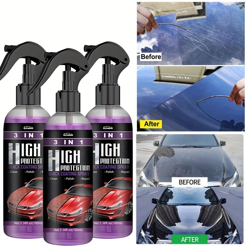 3 in 1 Car Ceramic Liquid Coat - Beeswax Wrap 评论和价格