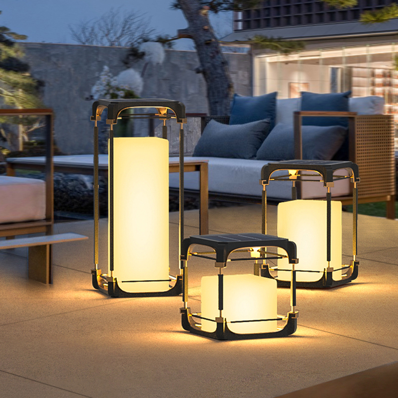 Luminous Floor Lamp Courtyard  - Solar Garden Light 评论和价格