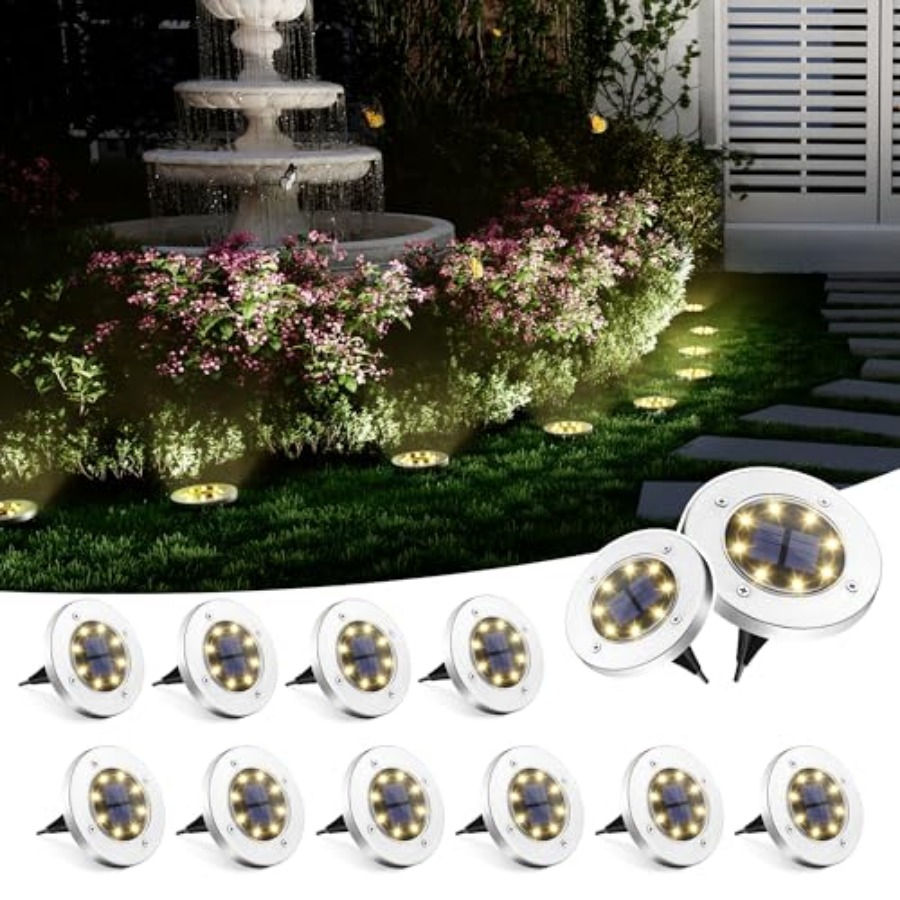 Solar Ground Lights Solar Ligh - Solar Garden Light 评论和价格