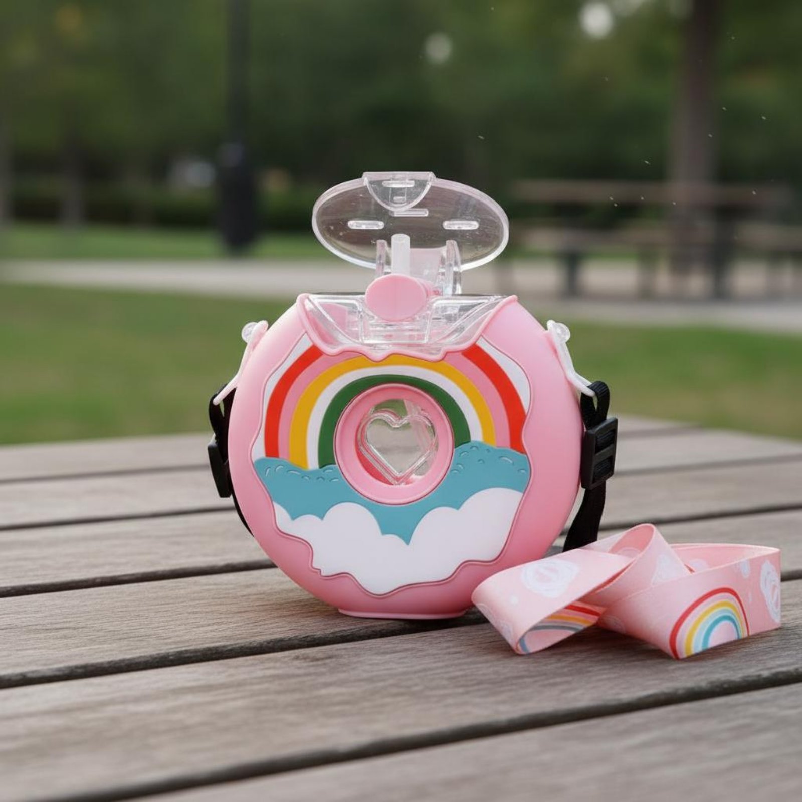 Donut Water Bottle Leak-Resist - Reusable Bottle 评论和价格